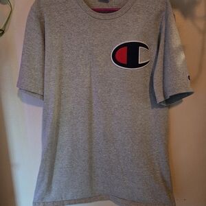 Champion Men's Heritage Tee large "C"  embroidered logo patch